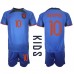 Günstige Niederlande Memphis Depay #10 Babykleidung Auswärts Fussballtrikot Kinder WM 2022 Kurzarm (+ kurze hosen)